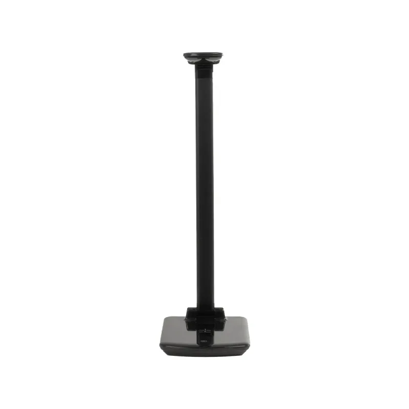 GLOBOSTAR® ONO 76533 Μοντέρνο Επιτραπέζιο Φωτιστικό Γραφείου με Ασύρματη Φόρτιση 10W 2A LED 3.5W 350lm 90° DC 5V με USB-C IP20 Ρυθμιζόμενο Λευκό CCT με Αφή 2700K/4500K/6000K Dimmable - Sanan SMD Chip - Μαύρο - Μ18 x Π12 x Υ36cm - 2 Χρόνια Εγγύηση
