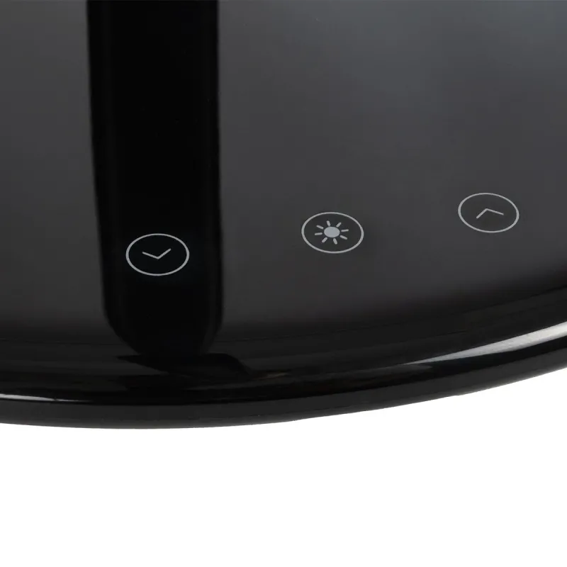 GLOBOSTAR® ONO 76533 Μοντέρνο Επιτραπέζιο Φωτιστικό Γραφείου με Ασύρματη Φόρτιση 10W 2A LED 3.5W 350lm 90° DC 5V με USB-C IP20 Ρυθμιζόμενο Λευκό CCT με Αφή 2700K/4500K/6000K Dimmable - Sanan SMD Chip - Μαύρο - Μ18 x Π12 x Υ36cm - 2 Χρόνια Εγγύηση