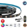 GLOBOSTAR® DIGISTRIP 90757 Σετ Ψηφιακής Pixel Addressable Ταινίας με IR Ασύρματο Χειριστήριο LED 36W 2160lm 120° DC 5V με USB 2.0 IP20 150 x SMD5050 Chip 150 x Pixel Πολύχρωμο RGB Dimmable SPI/TTL Protocol - Sanan SMD Chip - Μ500 x Π1 x Υ0.2cm - Ρολό 5 Μέ