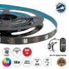 GLOBOSTAR® DIGISTRIP 90758 Σετ Ψηφιακής Pixel Addressable Ταινίας με RF Ασύρματο Χειριστήριο & Λειτουργία μέσω WiFi APP LED 36W/5m 2880lm/5m 120° DC 5V με USB 2.0 IP20 150 x SMD5050 Chip/5m 150 x Pixel/5m Πολύχρωμο RGB Dimmable SPI/TTL Protocol - Sana