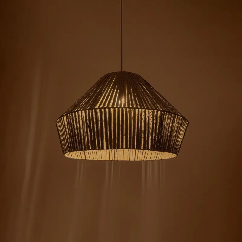 GLOBOSTAR® NUI 205-0066 Boho Κρεμαστό Φωτιστικό Οροφής με Ντουί 1 x E27 AC 220-240V IP20 - Γκρι - M60 x Π60 x Υ41cm GLOBOSTAR® NUI 205-0066 Boho Κρεμαστό Φωτιστικό Οροφής με Ντουί 1 x E27 AC 220-240V IP20 - Γκρι - M60 x Π60 x Υ41cm