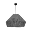 GLOBOSTAR® NUI 205-0066 Boho Κρεμαστό Φωτιστικό Οροφής με Ντουί 1 x E27 AC 220-240V IP20 - Γκρι - M60 x Π60 x Υ41cm GLOBOSTAR® NUI 205-0066 Boho Κρεμαστό Φωτιστικό Οροφής με Ντουί 1 x E27 AC 220-240V IP20 - Γκρι - M60 x Π60 x Υ41cm