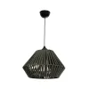 GLOBOSTAR® NUI 205-0069 Boho Κρεμαστό Φωτιστικό Οροφής με Ντουί 1 x E27 AC 220-240V IP20 - Πρασίνο - M36 x Π36 x Υ27cm