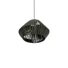 GLOBOSTAR® NUI 205-0069 Boho Κρεμαστό Φωτιστικό Οροφής με Ντουί 1 x E27 AC 220-240V IP20 - Πρασίνο - M36 x Π36 x Υ27cm