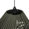 GLOBOSTAR® NUI 205-0069 Boho Κρεμαστό Φωτιστικό Οροφής με Ντουί 1 x E27 AC 220-240V IP20 - Πρασίνο - M36 x Π36 x Υ27cm