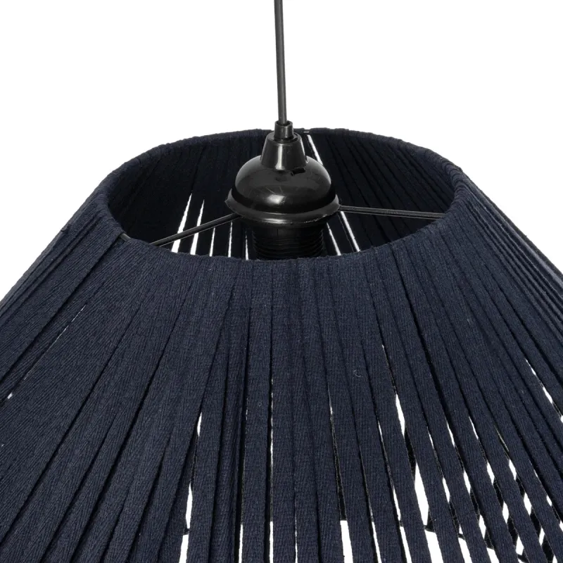 GLOBOSTAR® NUI 205-0072 Boho Κρεμαστό Φωτιστικό Οροφής με Ντουί 1 x E27 AC 220-240V IP20 - Μπλε - M60 x Π60 x Υ41cm GLOBOSTAR® NUI 205-0072 Boho Κρεμαστό Φωτιστικό Οροφής με Ντουί 1 x E27 AC 220-240V IP20 - Μπλε - M60 x Π60 x Υ41cm