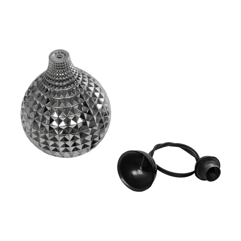 GLOBOSTAR® BASTIK 206-0026 Μοντέρνο Κρεμαστό Φωτιστικό Οροφής με Ντουί 1 x E27 AC 220-240V IP20 - Μαύρο Φιμέ - Μ22 x Π22 x Υ26cm GLOBOSTAR® BASTIK 206-0026 Μοντέρνο Κρεμαστό Φωτιστικό Οροφής με Ντουί 1 x E27 AC 220-240V IP20 - Μαύρο Φιμέ - Μ22 x Π22 x Υ26cm