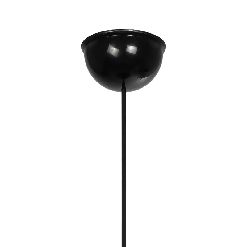 GLOBOSTAR® ΤΟΝΕ 206-0034 Μοντέρνο Κρεμαστό Φωτιστικό Οροφής με Ντουί 1 x E27 AC 220-240V IP20 - Μαύρο Φιμέ - Μ20 x Π20 x Υ36cm