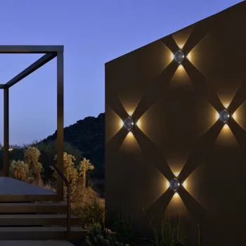 kelvo® ARKOS KLV-101-0108 Φωτιστικό Τοίχου / Απλίκα LED 8W 840lm 15° AC 220-240V Αδιάβροχο IP65 Θερμό Λευκό 2700K - CREE SMD Chip & TÜV SÜD Driver - Γκρι Ανθρακί Ματ - Μ13 x Π5.5 x Υ13cm - 5 Χρόνια Εγγύηση