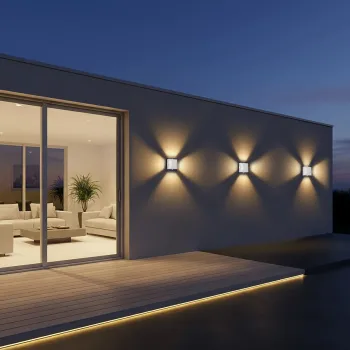 kelvo® ARKOS KLV-101-0112 Φωτιστικό Τοίχου / Απλίκα LED 8W 840lm 15° AC 220-240V Αδιάβροχο IP65 Θερμό Λευκό 2700K - CREE SMD Chip & TÜV SÜD Driver - Λευκό Ματ - Μ14 x Π5.5 x Υ14cm - 5 Χρόνια Εγγύηση