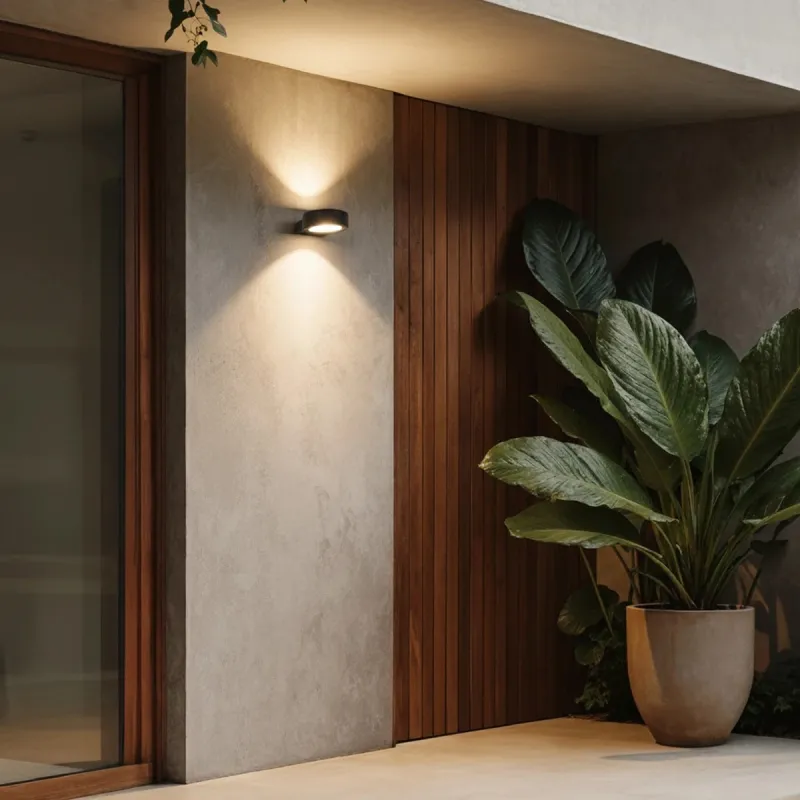 kelvo® AURA KLV-101-0113 Φωτιστικό Τοίχου / Απλίκα LED 7W 875lm 45° AC 220-240V Αδιάβροχο IP65 Θερμό Λευκό 2700K - Bridgelux COB Chip & TÜV SÜD Driver - Μαύρο Ματ - Μ15 x Π13 x Υ4.5cm - 5 Χρόνια Εγγύηση