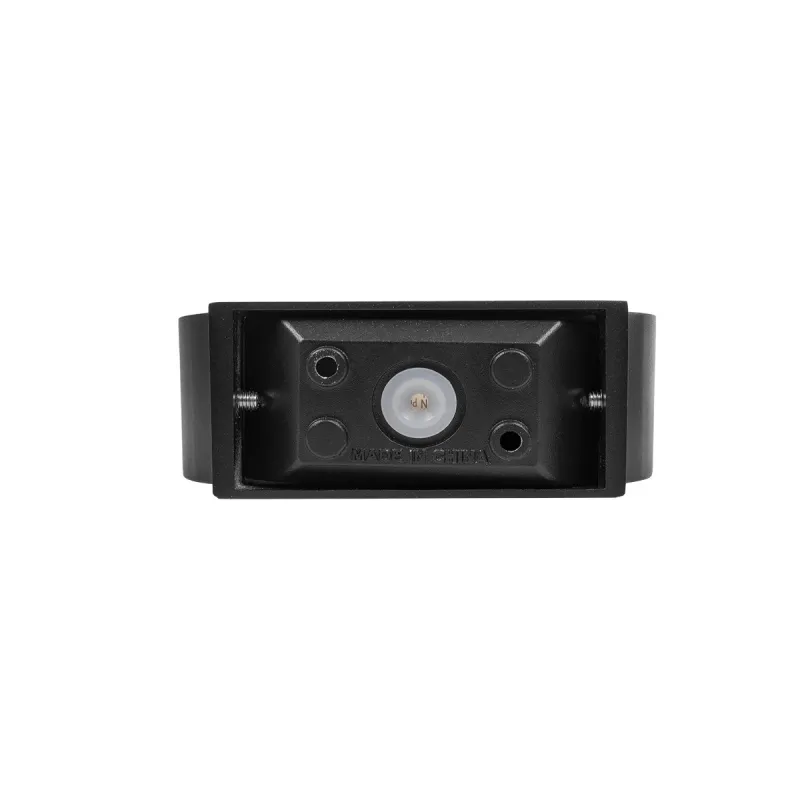 kelvo® AURA KLV-101-0113 Φωτιστικό Τοίχου / Απλίκα LED 7W 875lm 45° AC 220-240V Αδιάβροχο IP65 Θερμό Λευκό 2700K - Bridgelux COB Chip & TÜV SÜD Driver - Μαύρο Ματ - Μ15 x Π13 x Υ4.5cm - 5 Χρόνια Εγγύηση