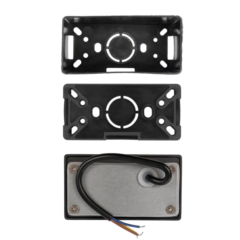 kelvo® STEPART KLV-101-0080 Χωνευτό Φωτιστικό Σκαλοπατιού / Διαδρόμου LED 3W 375lm 45° AC 220-240V Αδιάβροχο IP65 Θερμό Λευκό 2700K - Lumileds SMD Chip & TÜV SÜD Driver - Μαύρο Ματ - Μ10.5 x Π4.5 x Υ6cm / Q9.1 x 4.5cm - 5 Χρόνια Εγγύηση