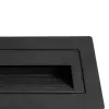 kelvo® STEPART KLV-101-0086 Χωνευτό Φωτιστικό Σκαλοπατιού / Διαδρόμου LED 4W 500lm 45° AC 220-240V Αδιάβροχο IP65 Θερμό Λευκό 2700K - Lumileds SMD Chip & TÜV SÜD Driver - Μαύρο Ματ - Μ21 x Π5.5 x Υ6.5cm / Q20.3 x 5.6cm - 5 Χρόνια Εγγύηση