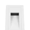 kelvo® STEPART KLV-101-0091 Χωνευτό Φωτιστικό Σκαλοπατιού / Διαδρόμου LED 3W 375lm 45° AC 220-240V Αδιάβροχο IP65 Θερμό Λευκό 2700K - Lumileds SMD Chip & TÜV SÜD Driver - Λευκό Ματ - Μ6 x Π5.5 x Υ10cm / Q5 x 9.6cm - 5 Χρόνια Εγγύηση