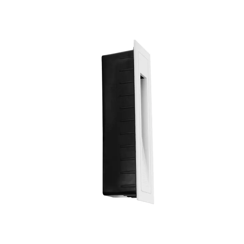 kelvo® STEPART KLV-101-0094 Χωνευτό Φωτιστικό Σκαλοπατιού / Διαδρόμου LED 3W 375lm 45° AC 220-240V Αδιάβροχο IP65 Θερμό Λευκό 2700K - Lumileds SMD Chip & TÜV SÜD Driver - Λευκό Ματ - Μ6.5 x Π6.5 x Υ21cm / Q5.4 x 18.9cm - 5 Χρόνια Εγγύηση