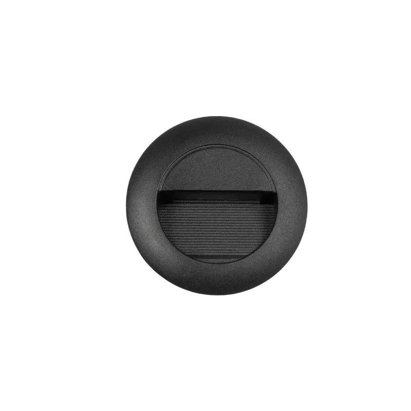 kelvo® STEPART KLV-101-0074 Χωνευτό Φωτιστικό Σκαλοπατιού / Διαδρόμου LED 3W 375lm 45° AC 220-240V Αδιάβροχο IP65 Θερμό Λευκό 2700K - Lumileds SMD Chip & TÜV SÜD Driver - Μαύρο Ματ - Μ8.3 x Π4.5 x Υ8.3cm / Q6.6 x 6.6cm - 5 Χρόνια Εγγύηση