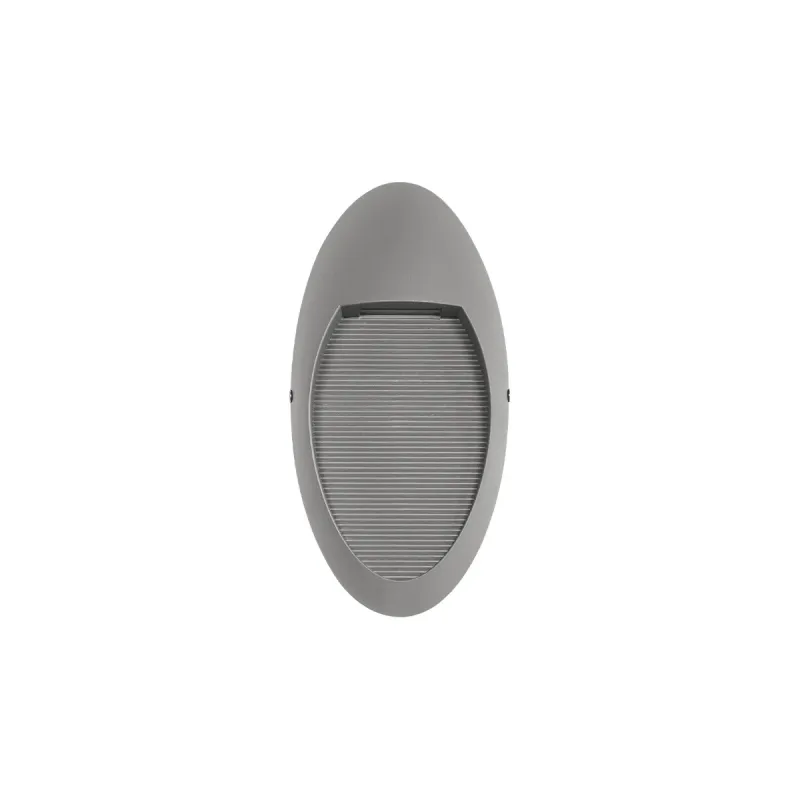 kelvo® STEPART KLV-101-0102 Φωτιστικό Σκαλοπατιού / Διαδρόμου LED 3W 375lm 45° AC 220-240V Αδιάβροχο IP65 Θερμό Λευκό 2700K - Lumileds SMD Chip & TÜV SÜD Driver - Γκρι Ανθρακί Ματ - Μ13 x Π5.5 x Υ26cm - 5 Χρόνια Εγγύηση
