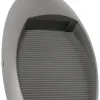 kelvo® STEPART KLV-101-0102 Φωτιστικό Σκαλοπατιού / Διαδρόμου LED 3W 375lm 45° AC 220-240V Αδιάβροχο IP65 Θερμό Λευκό 2700K - Lumileds SMD Chip & TÜV SÜD Driver - Γκρι Ανθρακί Ματ - Μ13 x Π5.5 x Υ26cm - 5 Χρόνια Εγγύηση