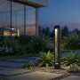 kelvo® GREMO KLV-101-0122 Φωτιστικό Κολωνάκι Κήπου LED 7W 875lm 45° AC 220-240V Αδιάβροχο IP65 Θερμό Λευκό 2700K - Bridgelux COB Chip & TÜV SÜD Driver - Γκρι Ανθρακί Ματ - Μ10.8 x Π10.8 x Υ50cm - 5 Χρόνια Εγγύηση