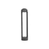 kelvo® GREMO KLV-101-0122 Φωτιστικό Κολωνάκι Κήπου LED 7W 875lm 45° AC 220-240V Αδιάβροχο IP65 Θερμό Λευκό 2700K - Bridgelux COB Chip & TÜV SÜD Driver - Γκρι Ανθρακί Ματ - Μ10.8 x Π10.8 x Υ50cm - 5 Χρόνια Εγγύηση