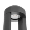 kelvo® GREMO KLV-101-0122 Φωτιστικό Κολωνάκι Κήπου LED 7W 875lm 45° AC 220-240V Αδιάβροχο IP65 Θερμό Λευκό 2700K - Bridgelux COB Chip & TÜV SÜD Driver - Γκρι Ανθρακί Ματ - Μ10.8 x Π10.8 x Υ50cm - 5 Χρόνια Εγγύηση