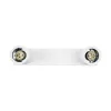 kelvo® SPOTA KLV-101-0137 Κινούμενο Φωτιστικό Σποτ Οροφής για 2 Λάμπες MR16 με Ντουί GU10 AC 220-240V IP20 - Λευκό Ματ - Μ30 x Π6 x Υ14.5cm