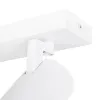 kelvo® SPOTA KLV-101-0141 Κινούμενο Φωτιστικό Σποτ Οροφής για 4 Λάμπες MR16 με Ντουί GU10 AC 220-240V IP20 - Λευκό Ματ - Μ64 x Π6 x Υ14cm