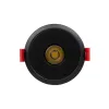 kelvo® PINADO KLV-101-0128 Χωνευτό Φωτιστικό Downlight Σποτ LED 7W 875lm 15° AC 220-240V IP20 Φυσικό Λευκό 4500K - Bridgelux COB Chip & TÜV SÜD Driver - Μαύρο Ματ - Μ8.3 x Π8.3 x Υ8.2cm / Q7.3cm - 5 Χρόνια Εγγύηση