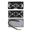 kelvo® STEPART KLV-101-0081 Χωνευτό Φωτιστικό Σκαλοπατιού / Διαδρόμου LED 3W 375lm 45° AC 220-240V Αδιάβροχο IP65 Θερμό Λευκό 2700K - Lumileds SMD Chip & TÜV SÜD Driver - Γκρι Ανθρακί Ματ - Μ10.5 x Π4.5 x Υ6cm / Q9.1 x 4.5cm - 5 Χρόνια Εγγύηση