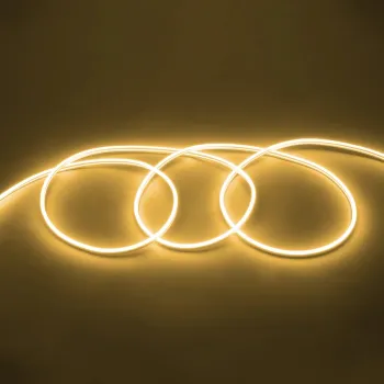 GLOBOSTAR® NEOVALE 70572 Ταινία Neon Flex LED 12W/m 840lm/m 120° DC 220-240V Αδιάβροχο IP65 120 x SMD2835 Chip/m Θερμό Λευκό 3000K Dimmable - Sanan SMD Chip - Μ100 x Π0.8 x Υ1.6cm - 3 Χρόνια Εγγύηση