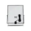 GLOBOSTAR® LUMOVOX 73069 Προβολέας LED 300W 15000lm 120° DC 5V με Φωτοβολταϊκό Panel 5V 20W & Επαναφορτιζόμενη Μπαταρία Li-ion 3.2V 15000mAh Αδιάβροχο IP67 Ψυχρό Λευκό 6000K - 360 x SMD2835 Sanan Chip - Γκρι Ανθρακί - Μ37 x Π7.5 x Υ27cm - 2 Χρόνια Εγγ