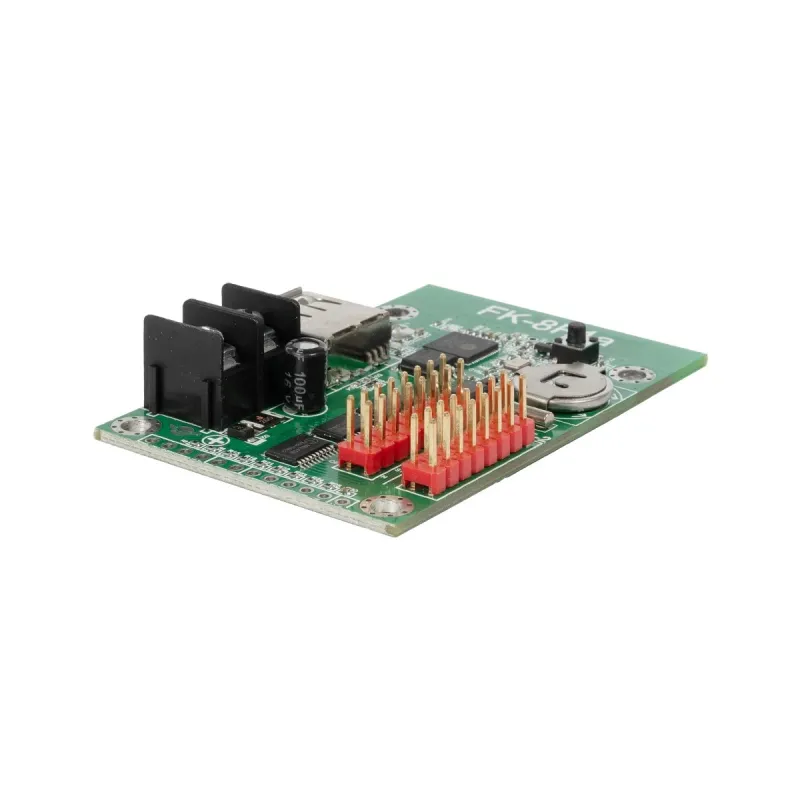 GLOBOSTAR® CARD-FK-8F1a 90094 Κάρτα Εικόνας για Πολύχρωμες RGB LED Κυλιόμενες Ψηφιακές Επιγραφές/Οθόνες DC 5V IP20 - 1536x16/768x32 Pixels - Μ6.7 x Π4.5 x Υ1.5cm - 2 Χρόνια Εγγύηση