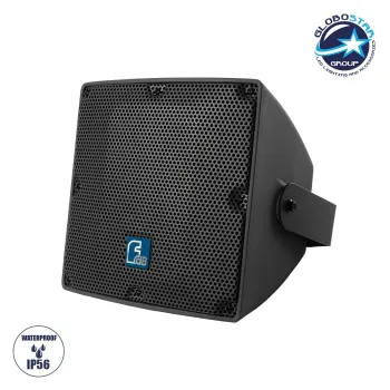 GLOBOSTAR® FDB LT208PT 98038 Επιτοίχιο Παθητικό Ηχείο Εγκαταστάσεων με Μετασχηματιστή 100V & 8Ω - 150W RMS (600W Peak) - 1 x 8" Inches LF & 1 x 1.4" Inches HF - Αδιάβροχο IP56 - Μαύρο - Μ37 x Π34 x Υ31cm - 2 Χρόνια Εγγύηση