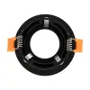 kelvo® OMICRON KLV-101-0034 Χωνευτό Φωτιστικό Downlight Σποτ για Λάμπα MR16 με Ντουί GU10 AC 220-240V IP20 - Μαύρο Ματ - Μ8.5 x Π8.5 x Υ3cm / Q7.5cm