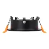 kelvo® OMICRON KLV-101-0034 Χωνευτό Φωτιστικό Downlight Σποτ για Λάμπα MR16 με Ντουί GU10 AC 220-240V IP20 - Μαύρο Ματ - Μ8.5 x Π8.5 x Υ3cm / Q7.5cm