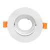 kelvo® OMEGA KLV-101-0037 Χωνευτό Κινούμενο Φωτιστικό Downlight Σποτ για Λάμπα MR16 με Ντουί GU10 AC 220-240V IP20 - Λευκό Ματ - Μ10.5 x Π10.5 x Υ2.2cm / Q7.5cm