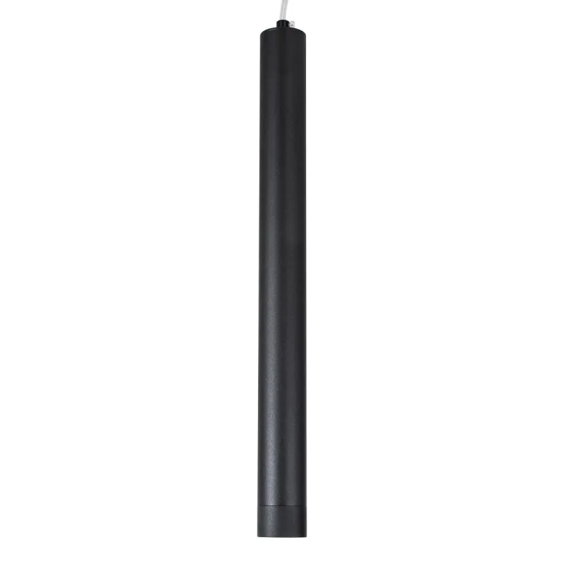 kelvo® CANAL KLV-101-0071 Κρεμαστό Φωτιστικό Οροφής LED 7W 700lm 36° AC 220-240V IP20 Θερμό Λευκό 2700K - Bridgelux COB Chip & TÜV SÜD Driver - Μαύρο Ματ - Μ4 x Π4 x Υ40cm - 5 Χρόνια Εγγύηση