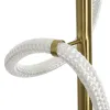 kelvo® GLOW KLV-101-0160 Κρεμαστό Φωτιστικό Οροφής LED 24W 2400lm 360° AC 220-240V IP20 Ρυθμιζόμενο Λευκό CCT με On/Off 2700K/4500K/6000K - Lumileds SMD Chip - Χρυσό Πλατίνα - Μ30 x Π17 x Υ66cm - 3 Χρόνια Εγγύηση