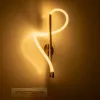 kelvo® GLOW KLV-101-0168 Φωτιστικό Τοίχου / Απλίκα LED 24W 2400lm 360° AC 220-240V IP20 Ρυθμιζόμενο Λευκό CCT με On/Off 2700K/4500K/6000K - Lumileds SMD Chip - Χρυσό Πλατίνα - Μ30 x Π15 x Υ70cm - 3 Χρόνια Εγγύηση