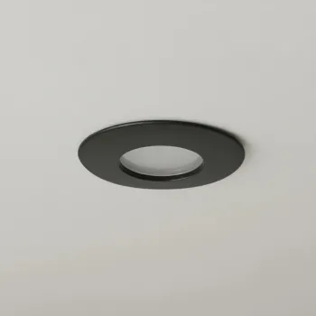 kelvo® KAPA KLV-101-0038 Χωνευτό Φωτιστικό Downlight Σποτ Μπάνιου για Λάμπα MR16 με Ντουί GU10 AC 220-240V Αδιάβροχο IP65 - Μαύρο Ματ - Μ8.5 x Π8.5 x Υ4.2cm / Q7.5cm