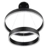 kelvo® VENOM KLV-101-0196 Κρεμαστό Φωτιστικό Οροφής LED 75W 7500lm 120° AC 220-240V IP20 Ρυθμιζόμενο Λευκό CCT με Χειριστήριο από 2700K έως 6000K Dimmable - Lumileds SMD Chip - Μαύρο Ματ - Μ60 x Π60 x Υ40cm - 3 Χρόνια Εγγύηση