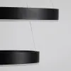 kelvo® VENOM KLV-101-0196 Κρεμαστό Φωτιστικό Οροφής LED 75W 7500lm 120° AC 220-240V IP20 Ρυθμιζόμενο Λευκό CCT με Χειριστήριο από 2700K έως 6000K Dimmable - Lumileds SMD Chip - Μαύρο Ματ - Μ60 x Π60 x Υ40cm - 3 Χρόνια Εγγύηση