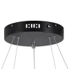 kelvo® VENOM KLV-101-0196 Κρεμαστό Φωτιστικό Οροφής LED 75W 7500lm 120° AC 220-240V IP20 Ρυθμιζόμενο Λευκό CCT με Χειριστήριο από 2700K έως 6000K Dimmable - Lumileds SMD Chip - Μαύρο Ματ - Μ60 x Π60 x Υ40cm - 3 Χρόνια Εγγύηση