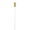 kelvo® VENOM KLV-101-0204 Κρεμαστό Φωτιστικό Οροφής LED 150W 15000lm 120° AC 220-240V IP20 Ρυθμιζόμενο Λευκό CCT με Χειριστήριο από 2700K έως 6000K Dimmable - Lumileds SMD Chip - Χρυσό Πλατίνα - Μ150 x Π90 x Υ60cm - 3 Χρόνια Εγγύηση