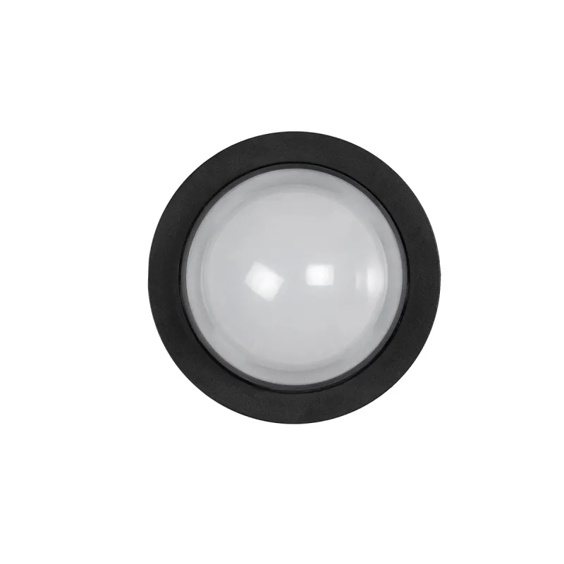 kelvo® NEXA KLV-101-0248 Φωτιστικό Τοίχου / Απλίκα LED 6W 600lm 180° AC 220-240V Αδιάβροχο IP65 Θερμό Λευκό 2700K - Sanan SMD Chip & TÜV SÜD Driver - Μαύρο Ματ - Μ11 x Π8.5 x Υ11cm - 5 Χρόνια Εγγύηση