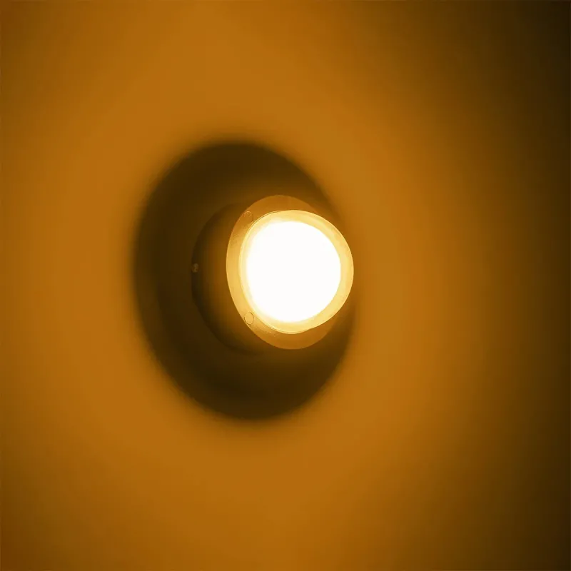 kelvo® NEXA KLV-101-0247 Φωτιστικό Τοίχου / Απλίκα LED 6W 480lm 180° AC 220-240V Αδιάβροχο IP65 Ultra Θερμό Λευκό 1800K - Sanan SMD Chip & TÜV SÜD Driver - Μαύρο Ματ - Μ11 x Π8.5 x Υ11cm - 5 Χρόνια Εγγύηση