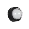 kelvo® NEXA KLV-101-0249 Φωτιστικό Τοίχου / Απλίκα LED 6W 360lm 180° AC 220-240V Αδιάβροχο IP65 Μπλε - Sanan SMD Chip & TÜV SÜD Driver - Μαύρο Ματ - Μ11 x Π8.5 x Υ11cm - 5 Χρόνια Εγγύηση