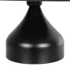 GLOBOSTAR® PYRAMID 204-0058 Μοντέρνο Επιτραπέζιο Φωτιστικό Πορτατίφ με Ντουί 1 x E27 AC 220-240V IP20 - Μαύρο - Μ22 x Π22 x Υ30cm
