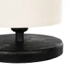 GLOBOSTAR® MINNIE 204-0062 Μοντέρνο Επιτραπέζιο Φωτιστικό Πορτατίφ με Ντουί 1 x E14 AC 220-240V IP20 - Μαύρο & Μπεζ - Μ15 x Π15 x Υ21cm